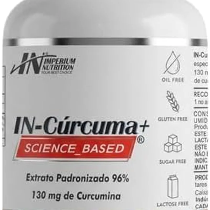 IN-Cúrcuma+ · Máxima Absorção