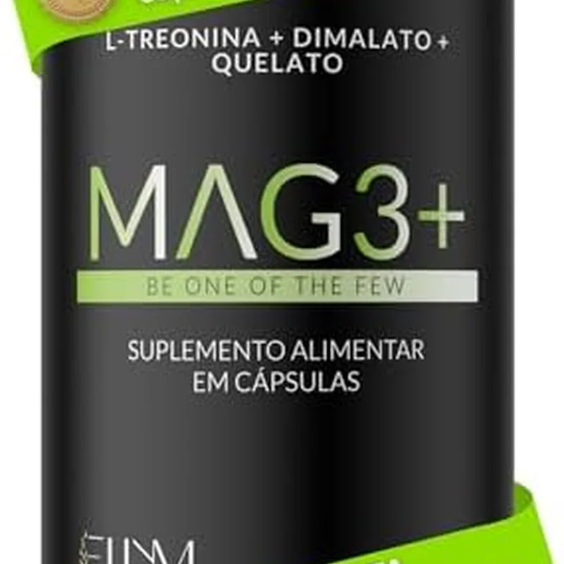 Magnésio MAG3+ · Bisglicinato+Malato